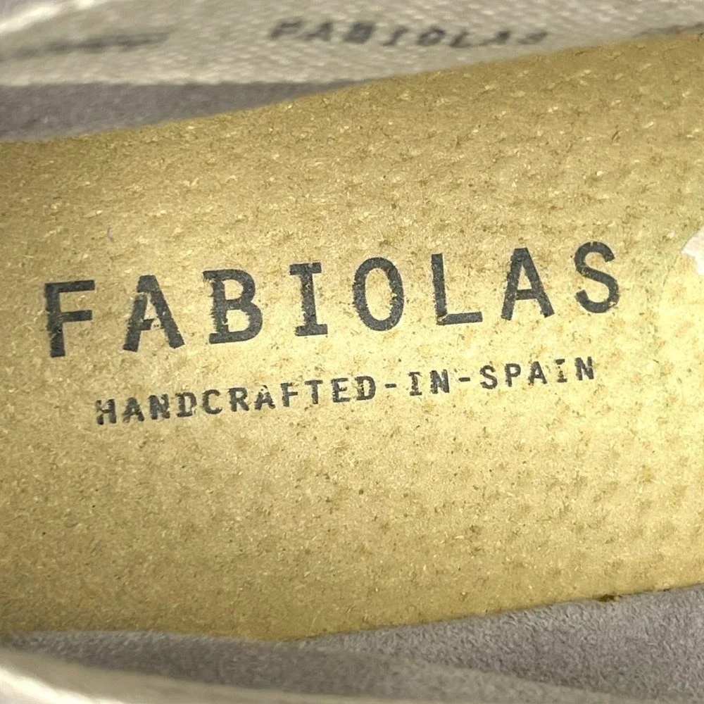 Fabiolas Womens Gray Suede Handcrafted 1